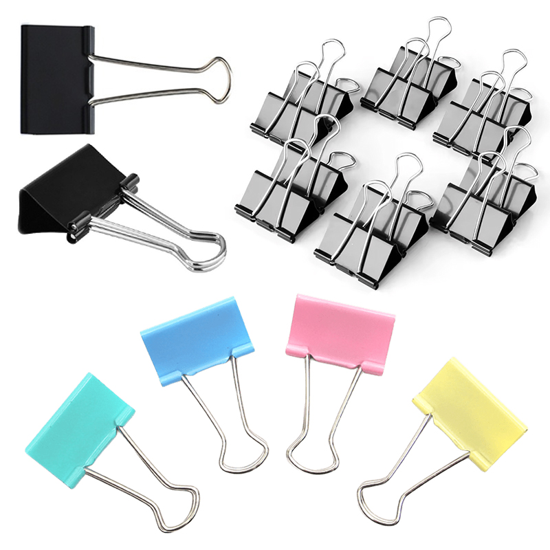 Supply Of Office Stationery - 10PCS 25mm Size Metal Binder Clip
