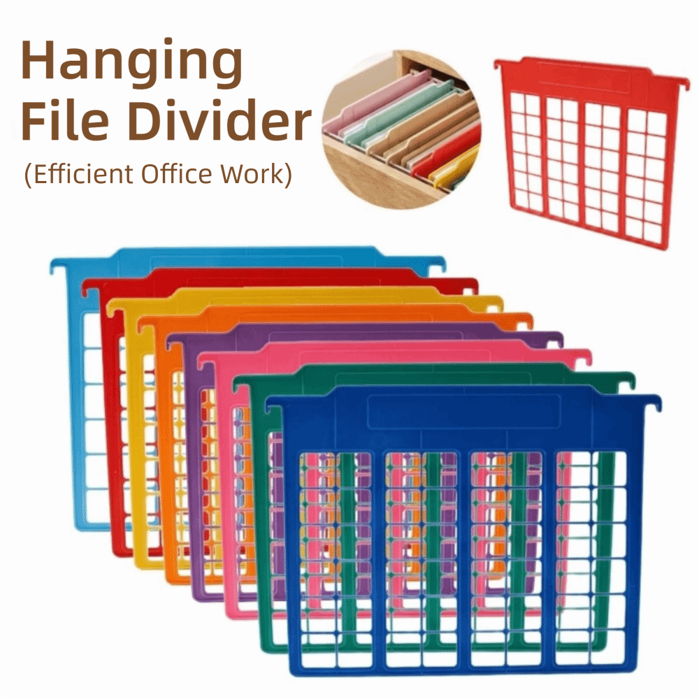 File Folder Hanging - 8pcs Durable Plastic Hanging File Divider
