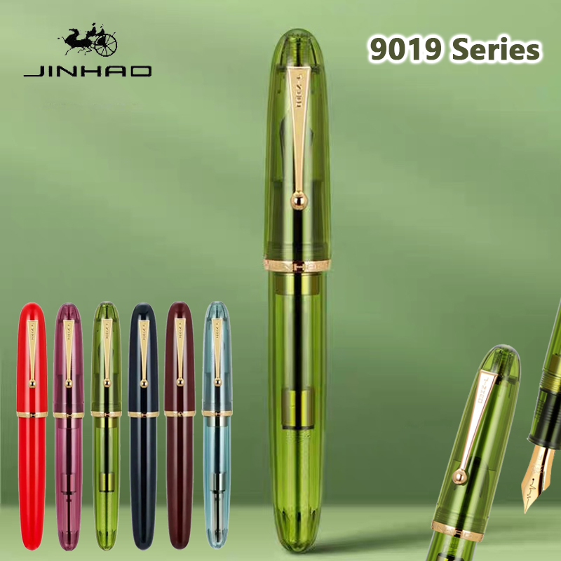 Jinhao 9019 Fountain Pen Trans - Stationery Supply Business ulasan dan harga