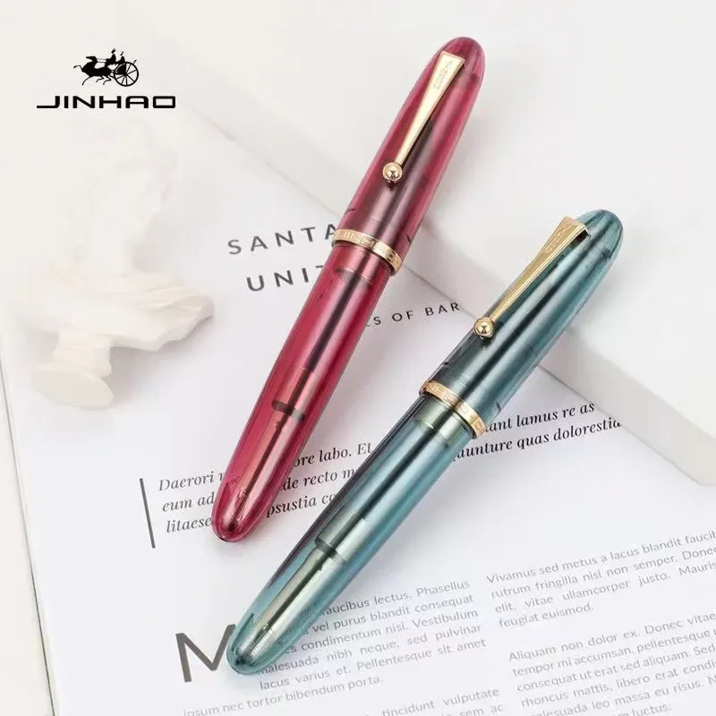 Jinhao 9019 Fountain Pen Trans - Stationery Supply Business ulasan dan harga
