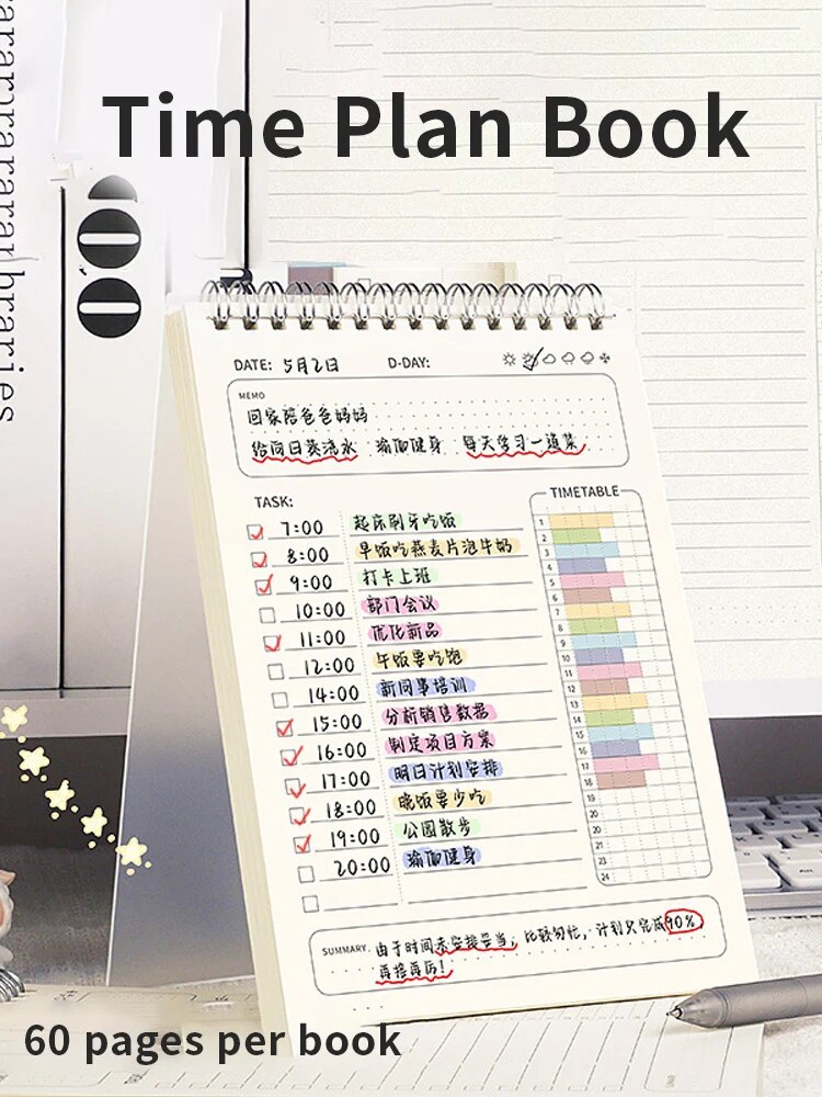 1pc Planner Agenda Spiral A5 N - Office Stationery Supply List ulasan dan harga