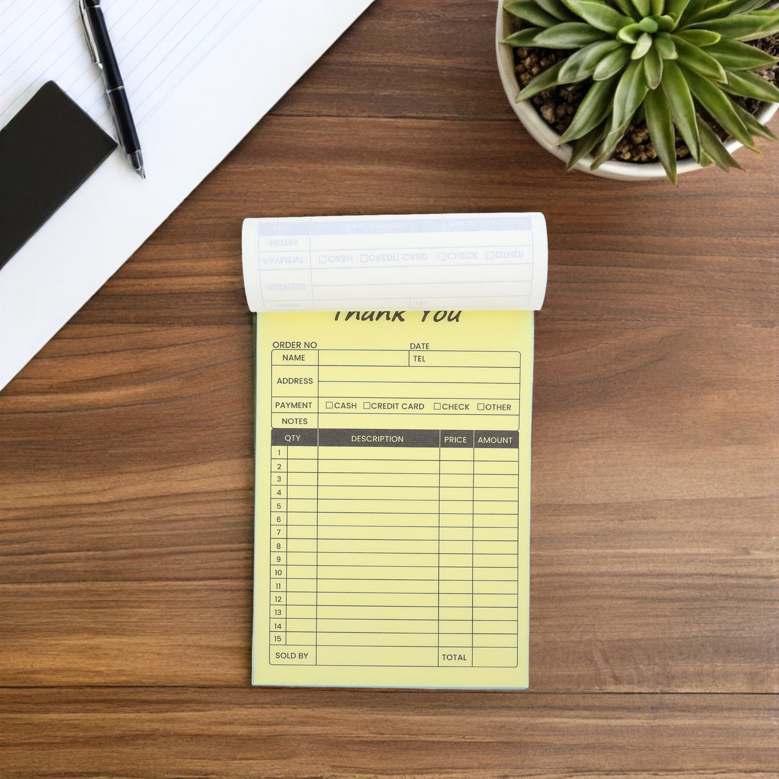 2Pcs Business Order Forms Rece - Carbon Copy Book ulasan dan harga