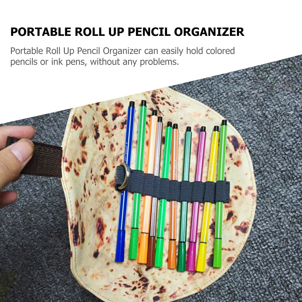 2Pcs Tortilla Pattern Canvas R - Pencil Case Large ulasan dan harga