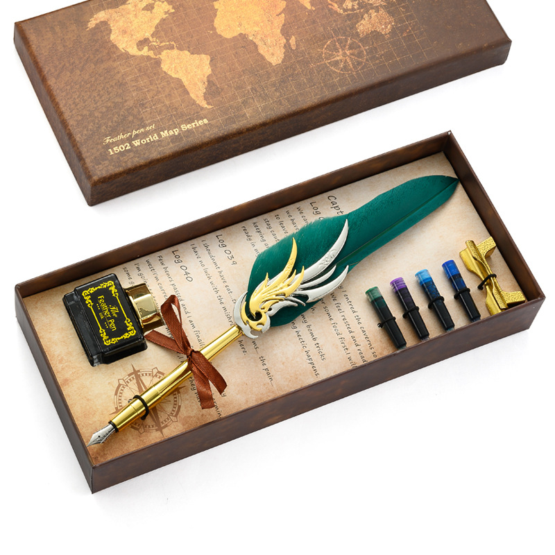 New Feather Pen Luxury Fountai - Fountain Pen Ink ulasan dan harga