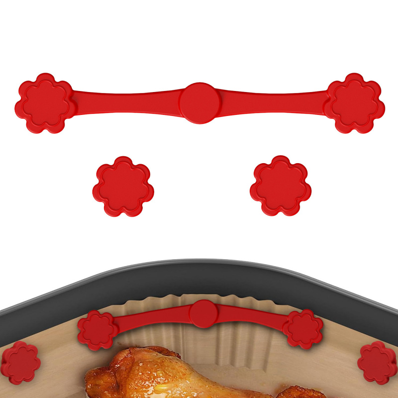 3pcs/set air fryer Liner Holde - Paperclip Magnetic Set ulasan dan harga