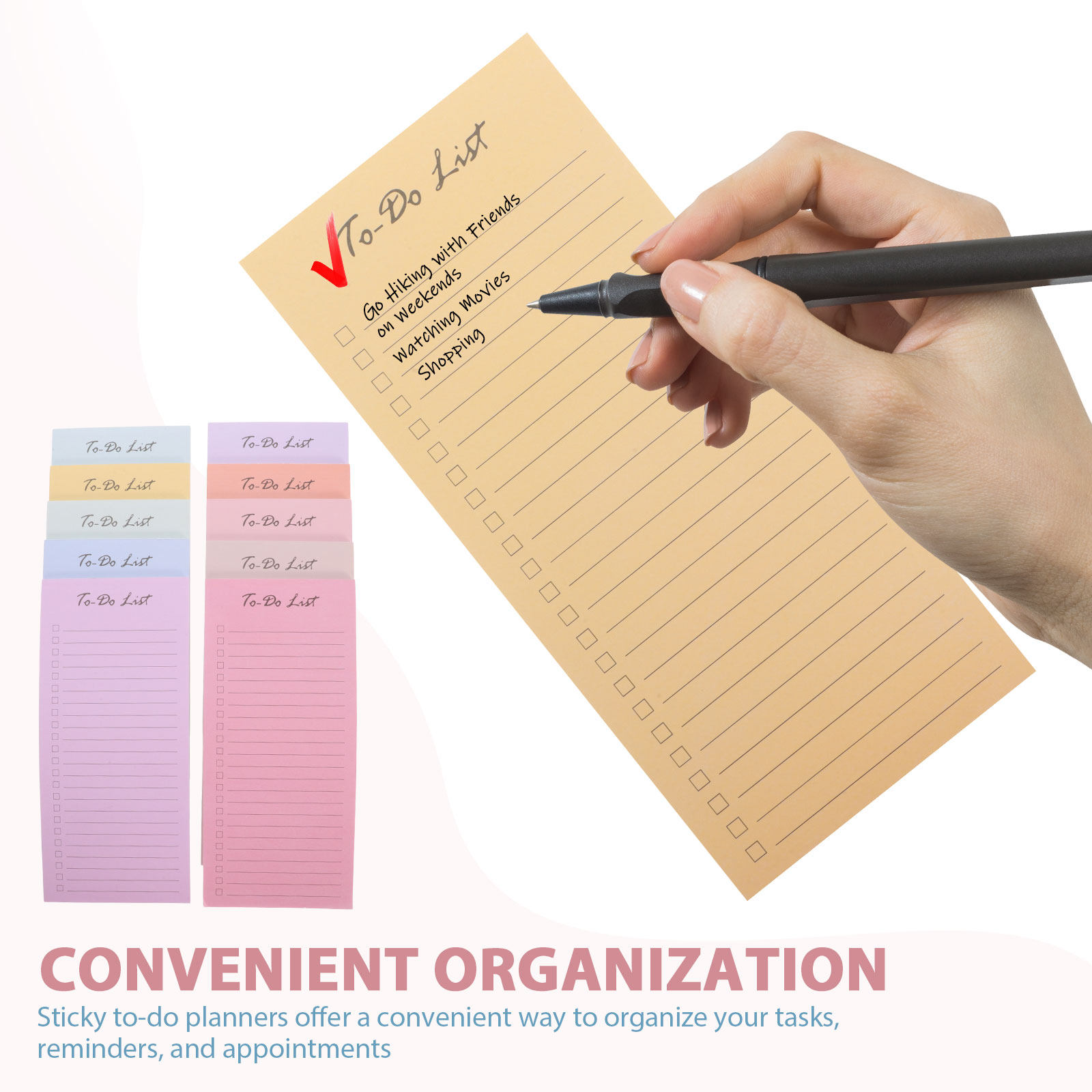 10 Pads Sticky to Do List Note - Office Stationery Supply List ulasan dan harga