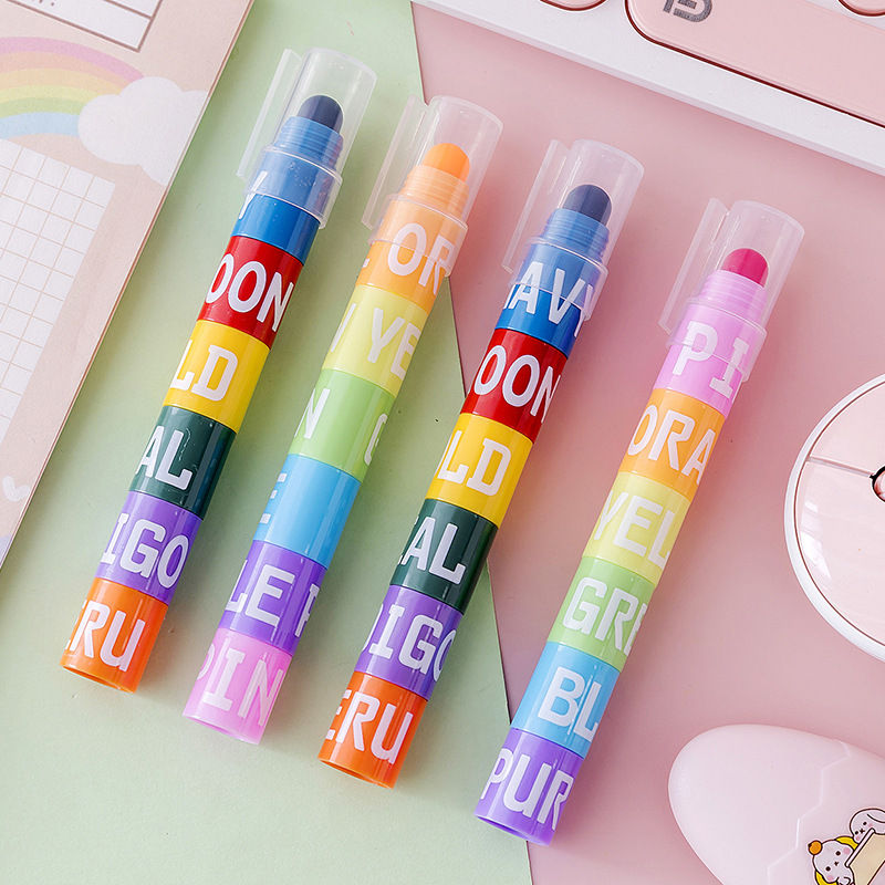 6/12 Colors Splice Mini Bible  - Highlighter Set Pastel ulasan dan harga